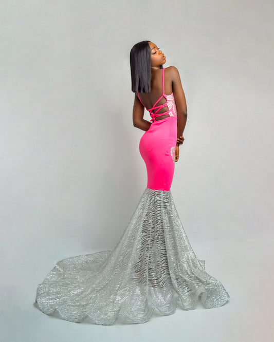 Sleeveless Flared Gown