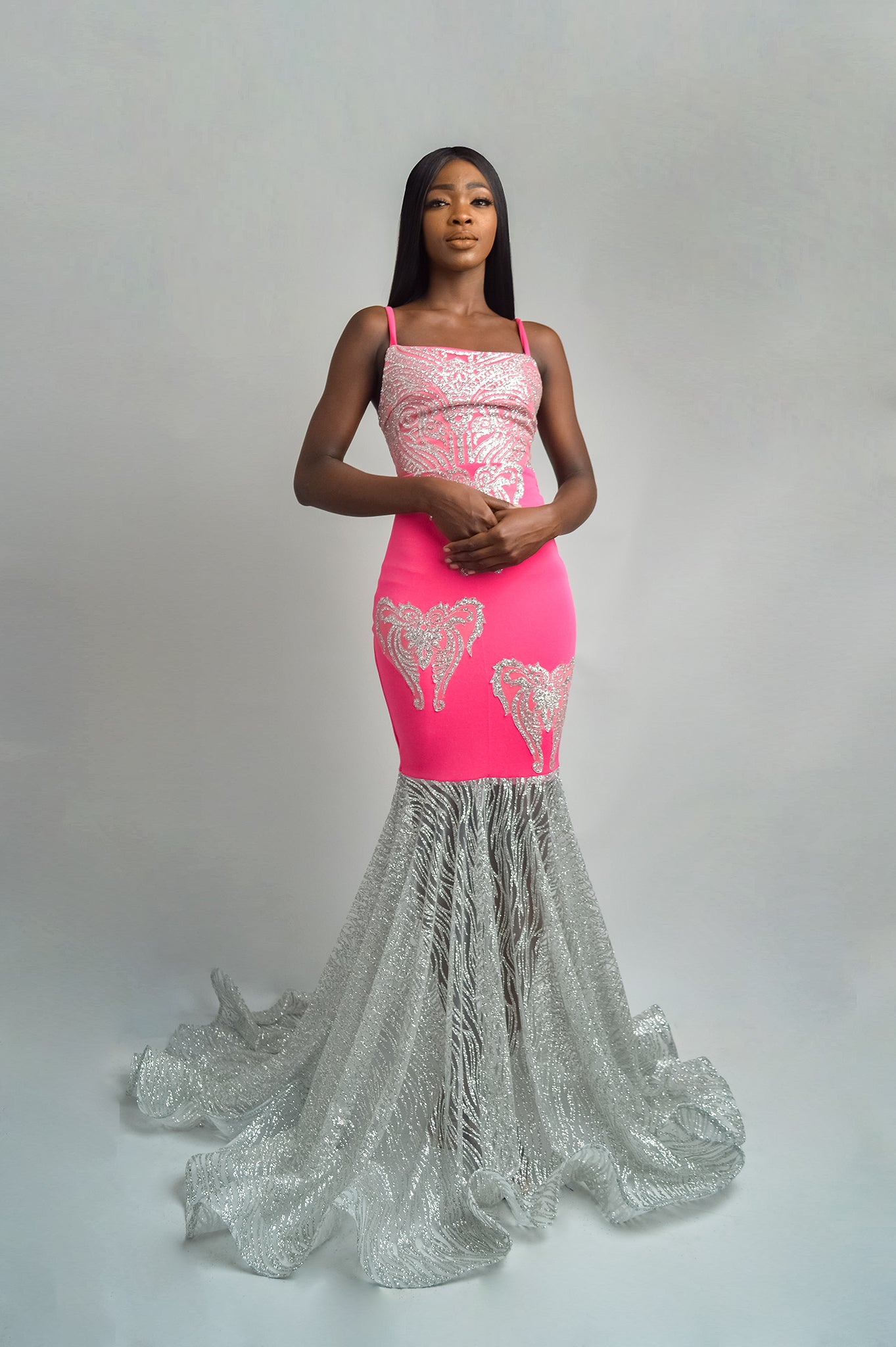 Sleeveless Flared Gown
