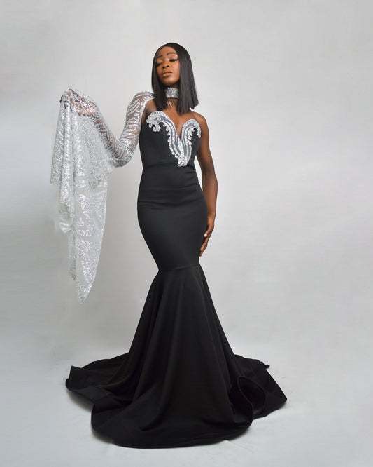 Single Sleeve Gown