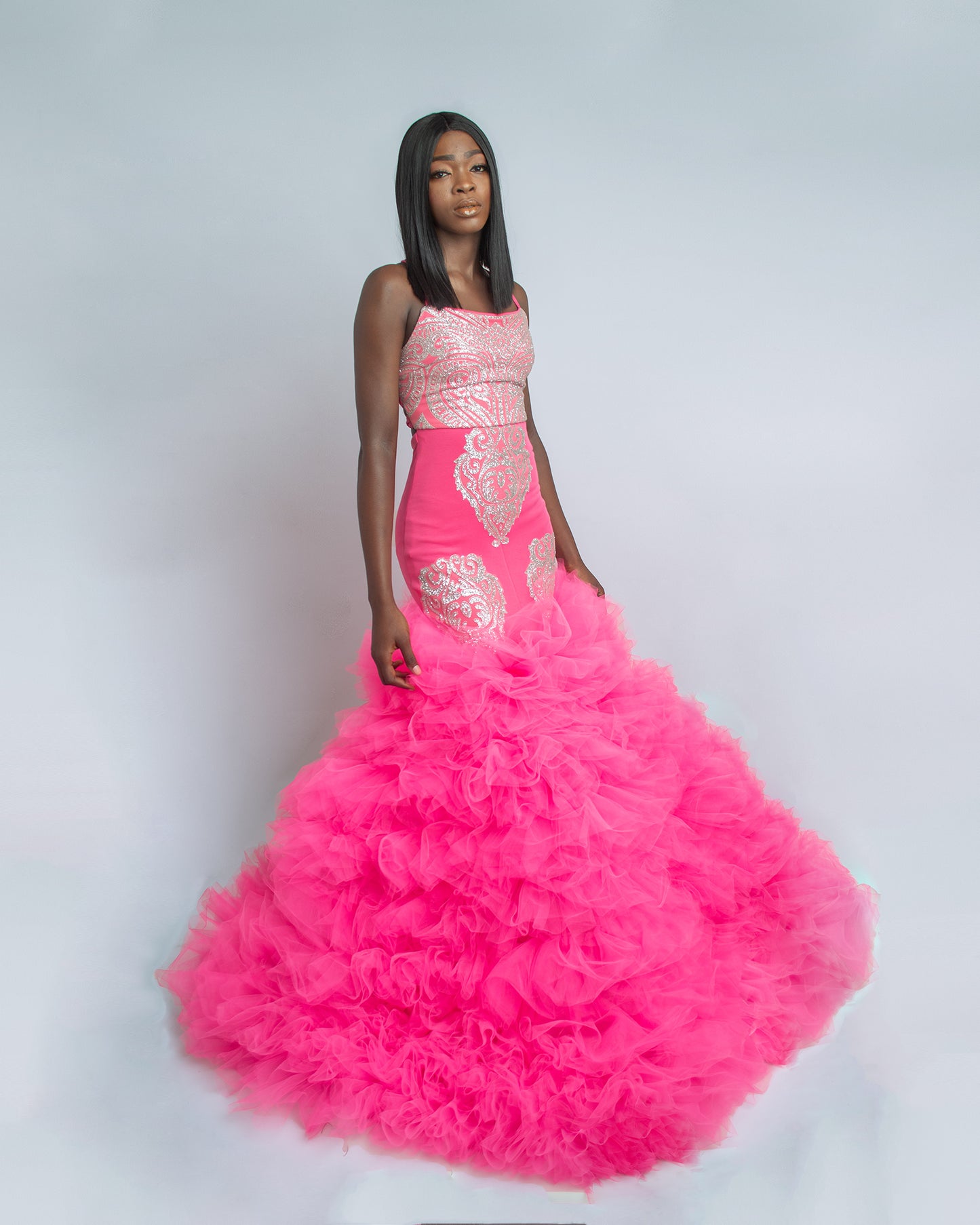 Sleeveless Fluffy Dress