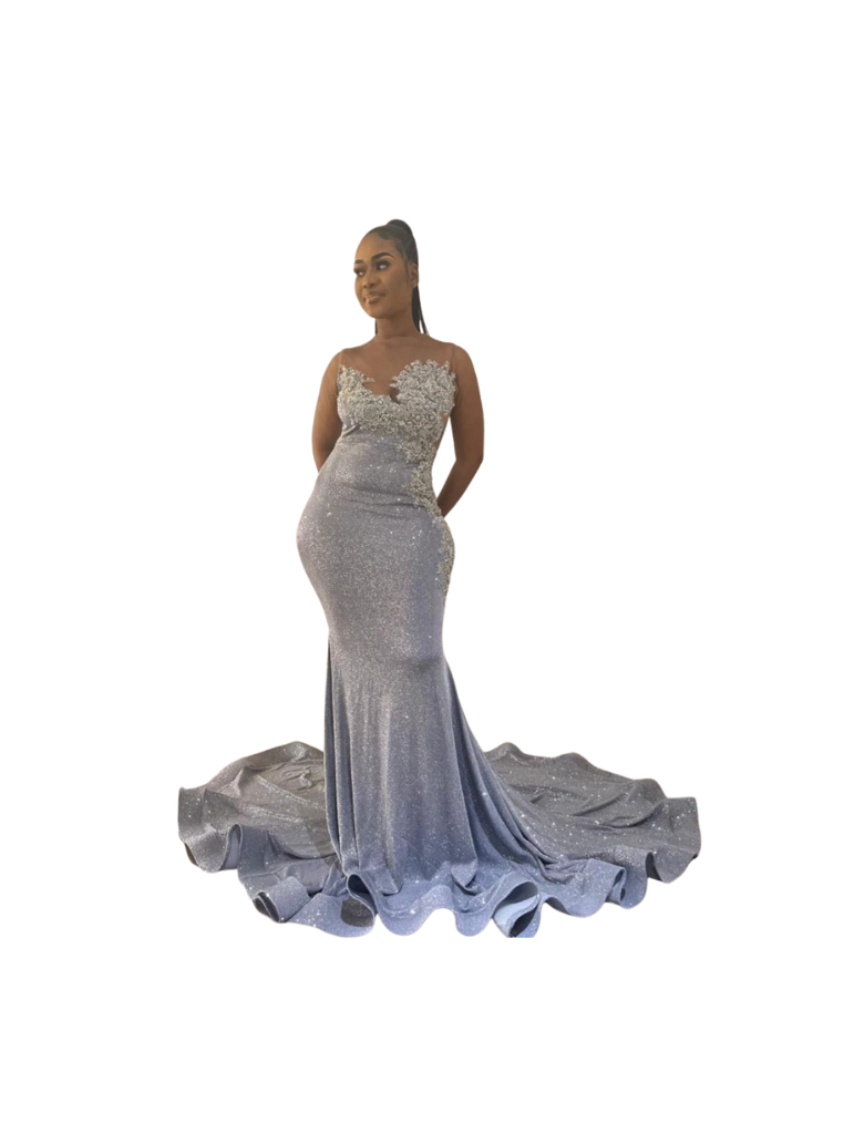 Grey Glitters Dress