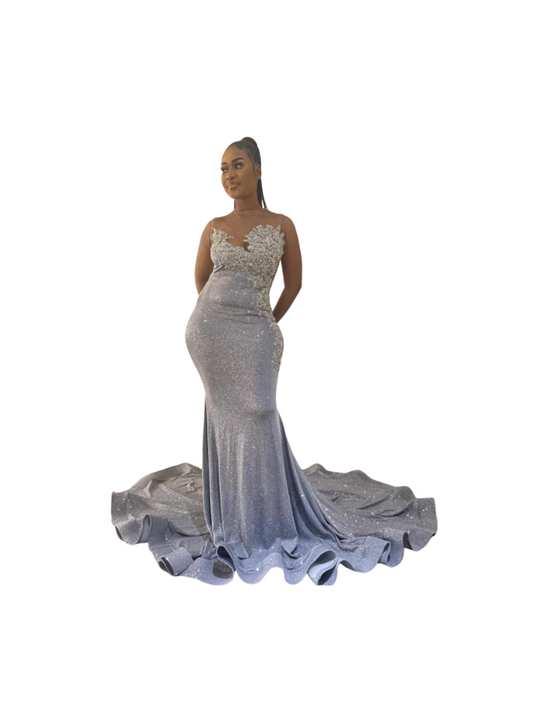 Grey Glitters Dress