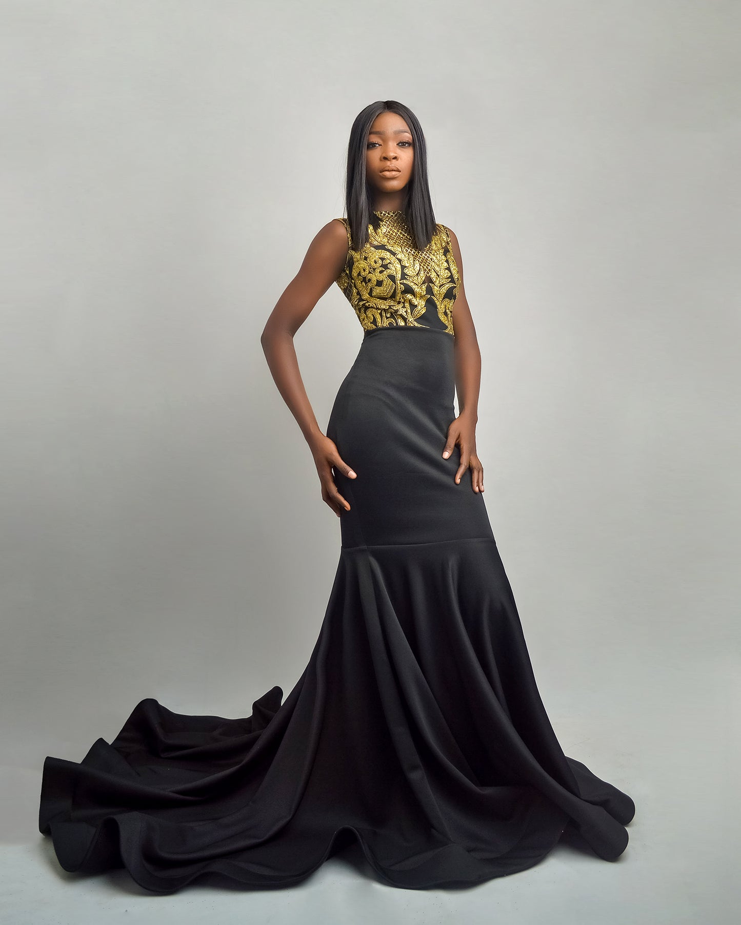Sleeveless Flared Dress