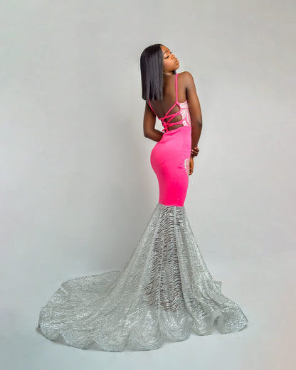 Sleeveless Flared Gown